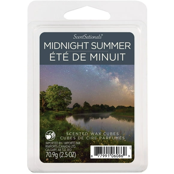 Cubes de cire parfumée ScentSationals - Été de minuit 2,5 fois (70,9 g)