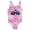 Pink tie dye, sparkle smash, variant on Monster Jam Sparkle Smash UPF 50  One Piece Bathing Suit Tie Dye Toddler to Little Kid