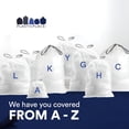 thumbnail image 5 of Plasticplace Custom Fit Trash Bags, Compatible with Simplehuman Code L (100 Count) White Drawstring Garbage Bags Liners 4.8 Gallon, 16.75" x 24.5" Unscented Trashbags Heavy Duty Home Essentials Large, 5 of 9