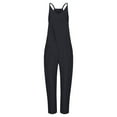 thumbnail image 4 of FAVIPT Romper for Women 2023,Women's Casual Sleeveless Jumpsuits V Neck Spaghetti Strap Overalls Stretchy Long Pants Romper with Two Pockets, 4 of 5