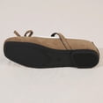thumbnail image 6 of KIJBLAE Women's Color Block Trim Bow Knot Flats, Retro Low Cut Slip On Lazy Daily Casual Flat Shoes Khaki 36, 6 of 9