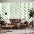 thumbnail image 2 of Ambesonne Flower Window Curtains, Watercolor Cactus Plant, Each 28" W x 84" L, Fern Green Pink, 2 of 5