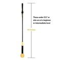 thumbnail image 2 of facefd 40 Inches Golf Swing Training Aid Swing Trainer Stick Practice Aid Tool Gray, 2 of 5