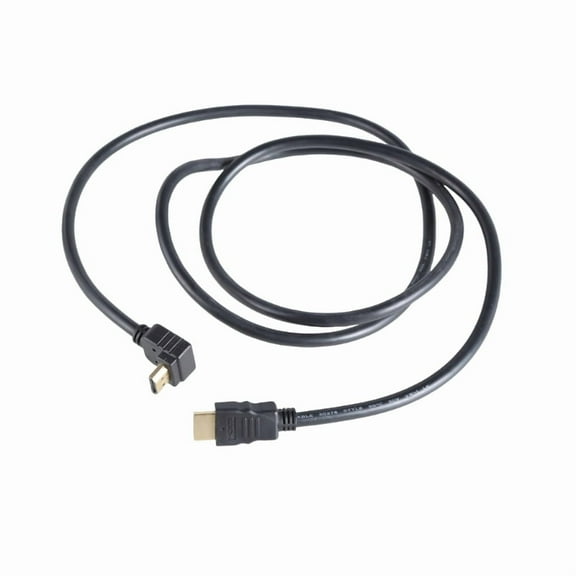 HDMI Male to Male Cable with 90 Degree Elbow to Straight High Speed Audio Video Cord for LCD TV Projector 1.5m
