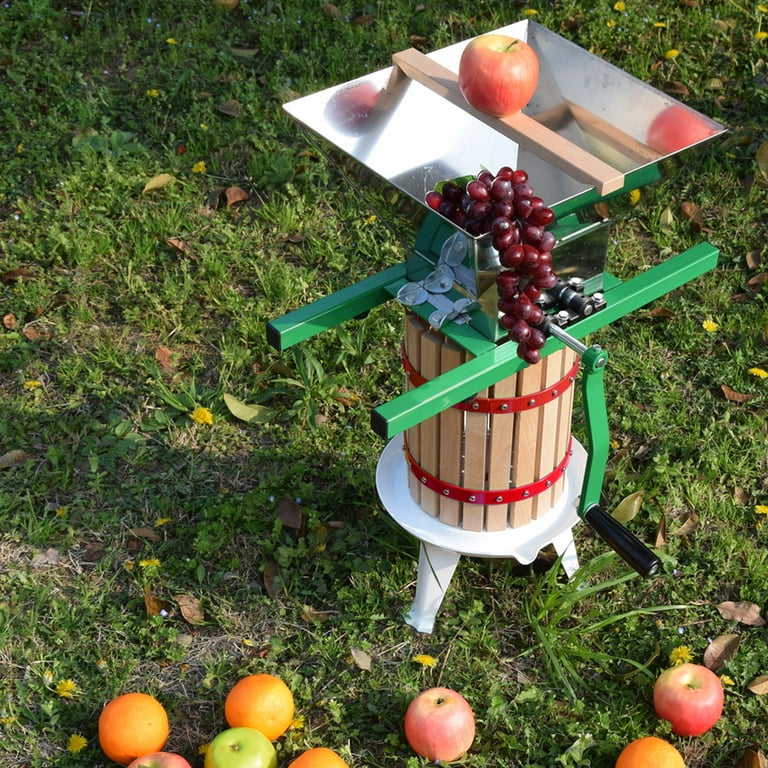 Grape Press, Fruit Wine Press, Chopper Berry Press, Large Capacity Fruit  Grinder, for Wine and Cider Pressing, Detachable Structure