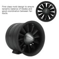thumbnail image 3 of Ventilador De Conducto RC, Ventilador De Conducto Modelo De Avión De aleación De Aluminio De Plástico 80 Mm 12 Aspas Para Reemplazo, 3 of 7