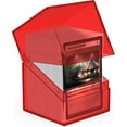 thumbnail image 2 of Ultimate Guard Boulder 100+ Clear, Deck Case for 100 Double-Sleeved TCG Cards, Ruby, Secure & Durable Storage for Trading Card Games, Transparent, 2 of 7