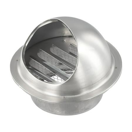 

Stainless Steel Exterior Wall Air Outlet Grille Round Heating Cooling Vent Cover