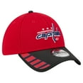 thumbnail image 3 of Men's New Era  Red Washington Capitals Visor Hit 39THIRTY Flex Hat, 3 of 5