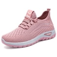 thumbnail image 2 of Domuza Orthopedic Casual Shoes for Women Arch Support Slip on Non Slip Work Shoes Breathable Mesh Stretch Walking Shoes Comfort 2026 New Foam Shoes Pink 8.5（EU-41）, 2 of 5