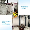 thumbnail image 4 of Cinturón de seguridad para perros SlowTon, paquete de 2 arneses de coche ajustables, negro, 4 of 4