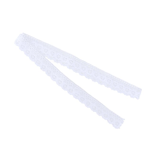 Ribete De Encaje, Cinta De Encaje Reutilizable Duradera, Tacto Suave Para Coser Para Decoración De Ropa DIY Cergrey Blanco