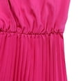 thumbnail image 6 of Women's Plus Size Dress Lapel Pleated Skirt Formal Party Dress Business Dress, 6 of 8