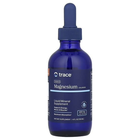 Trace Minerals Liquid Ionic Magnesium, 400 mg, 4 Ounce