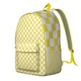 thumbnail image 2 of Elegant Plaid Oxford Backpack, Lightweight and Spacious, Ideal for Study, Work, or Travel, 2 of 5