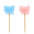 thumbnail image 5 of Pink and Blue Bow Birthday Candles Set, 6 Pieces, by Way To Celebrate, 5 of 7