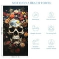 thumbnail image 2 of Gothic Skull Lover Beach Towel – with A Unique Design, Extra Large,XL (32”x 63”) for Kids & Adults, 2 of 7