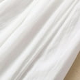 thumbnail image 5 of Women's Maxi Skirt A Line Elastic Waist Summer Skirt A Line Flowy Swing Casual Beach Skirt Ankle Length Double Layers Boho Loose Fit, White (XX-Large), 5 of 9