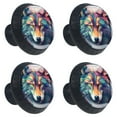 thumbnail image 2 of 4 Pcs Wolf Knobs for Kitchen Cabinet Cupboard Dresser Bookcase Drawer Pulls Handles Round Home Decor, 2 of 8