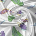 thumbnail image 5 of Ambesonne Cartoon Valance Pack of 2, Fish Colorful, 54"X18", White Multicolor, 5 of 5