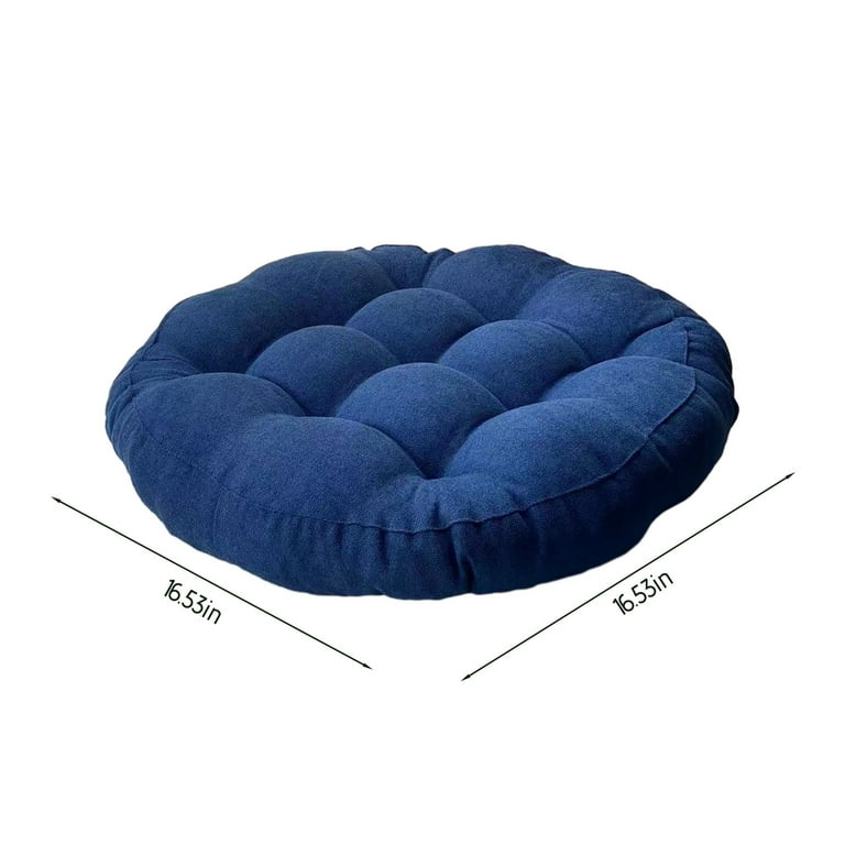 Super Soft Cushion Round Memory Foam Seat Cushion Floor Cushions Pillows Patio Seat Cushion Pads Square Chair Pad for Indoor Outdoor Home Office