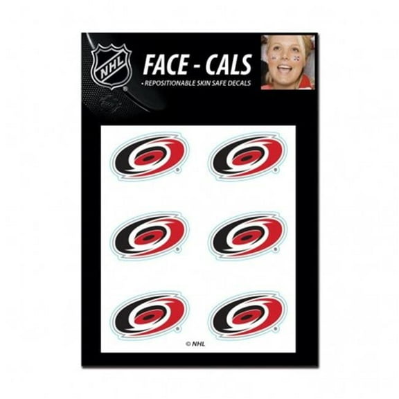 Wincraft 1493449651 NHL Carolina Hurricanes Tattoo Face Cals