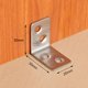 thumbnail image 3 of Phenofice 10Ud Soporte En Ángulo L De Hierro Plata Para Uso En Armarios Sillas Y Refuerzo Muebles, 3 of 8