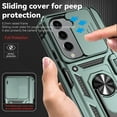 thumbnail image 5 of for Samsung Galaxy Z Fold 5 Rugged Phone Case with Sliding Camera Cover, Kickstand TPU Bumper Drop Proof Durable Military Grade Protective Case for Samsung Galaxy Z Fold 5, Darkgreen, 5 of 11