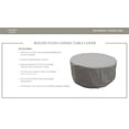 thumbnail image 1 of Housse de Protection pour Table Basse Ronde en Gris, 1 of 2