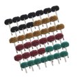 thumbnail image 3 of OULII 40PCS Round Abrasive Pads Scouring Pad Polishers Nylon Assorted Color for Handyman, 3 of 8