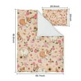 thumbnail image 5 of Corgi Dog and Flower Florals Duvet Cover and Pillowcase Set for Single Bedding, Bedroom Accessories for Kids Teens, 5 of 5