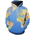 thumbnail image 2 of Sudadera con capucha con estampado de mapa del mundo en 3D para hombres y niños, sudaderas con capucha de moda urbana, jerséis geniales de invierno, sudadera con capucha Harajuku7, 2 of 4