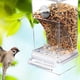 thumbnail image 3 of Comederos Transparentes para PáJaros, Comedero AutomáTico para Loros, Bebedero, Contenedor de Comida y Semillas, Jaula para Periquitos PequeñOs y Medianos, 3 of 9
