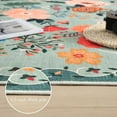 thumbnail image 5 of Round Rug 4ft Washable Non Slip Low Pile Boho Floral Circular Rug for Bedroom, Bathroom, Entryway, Kids Room, 5 of 6