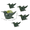 5PCS Hummingbird Succulent Planter#11, variant on Hummingbird Planter Decor, Resin Bird Planter for Succulents and Small Plants, Indoor Outdoor Garden Planter for Patio Balcony and Home Decoration