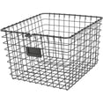 thumbnail image 1 of Spectrum 47976 Storage Basket, Medium, Cool Gray, 1 of 7