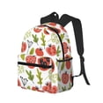 thumbnail image 2 of Vsdgher Tomatoes Print Unisex Large Capacity Bookbag Schoolbag Casual Daypack for High School/College/Teens/Travel/Work, 2 of 8