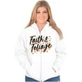 thumbnail image 3 of Cute Fall Autumn Faith and Foliage Womens Plus Size Graphic Zipper Hoodie Brisco Brands 4X, 3 of 5