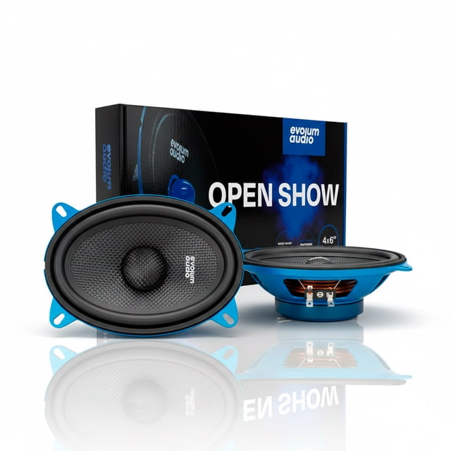 Kit Bocinas Medio Rango 4x6" para Auto - Evolum Audio