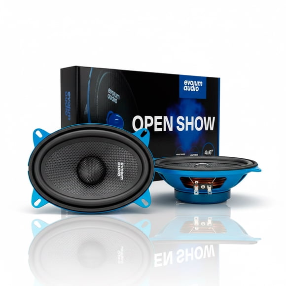 Kit Bocinas Medio Rango 4x6" para Auto - Evolum Audio