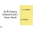 thumbnail image 5 of Canary Pastel Color Card Stock, 5 of 5