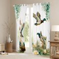 thumbnail image 3 of jejeloiu Rustic Mallard Blackout Curtains Set of 2 (52x84 Each),Lotus Leaf Window Curtains For Girls Boys, 3 of 6