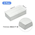thumbnail image 2 of Unique Bargains Square Aluminum Flat Bar, 2 Pack 1' Thickness 2' Width 4' Length, 2 of 5