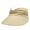 Beige, variant on Women's Wide Brim Sun Hat Outdoor Sports Visor for Beach Sun Pink One Size