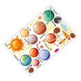 thumbnail image 3 of EeaseCA 1Pc Nine Planets Wall Sticker Creative Kids Room Decal Colorful Home Decoration, 3 of 8