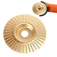 thumbnail image 3 of Angle Grinder Discs, Wood Shaper Carving Disc for Angle Grinder, Heavy Duty Carving Abrasive Disc, Stump Grinder Teeth Bore Wood Grinding Wheel for All Angle Grinders, 3 of 9