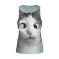 thumbnail image 2 of Rocae Funny Cat for Men's Workout Tank Top Men's Running Tank Top Dry Fit Athletic Workout Tank Tops3X-Large, 2 of 9