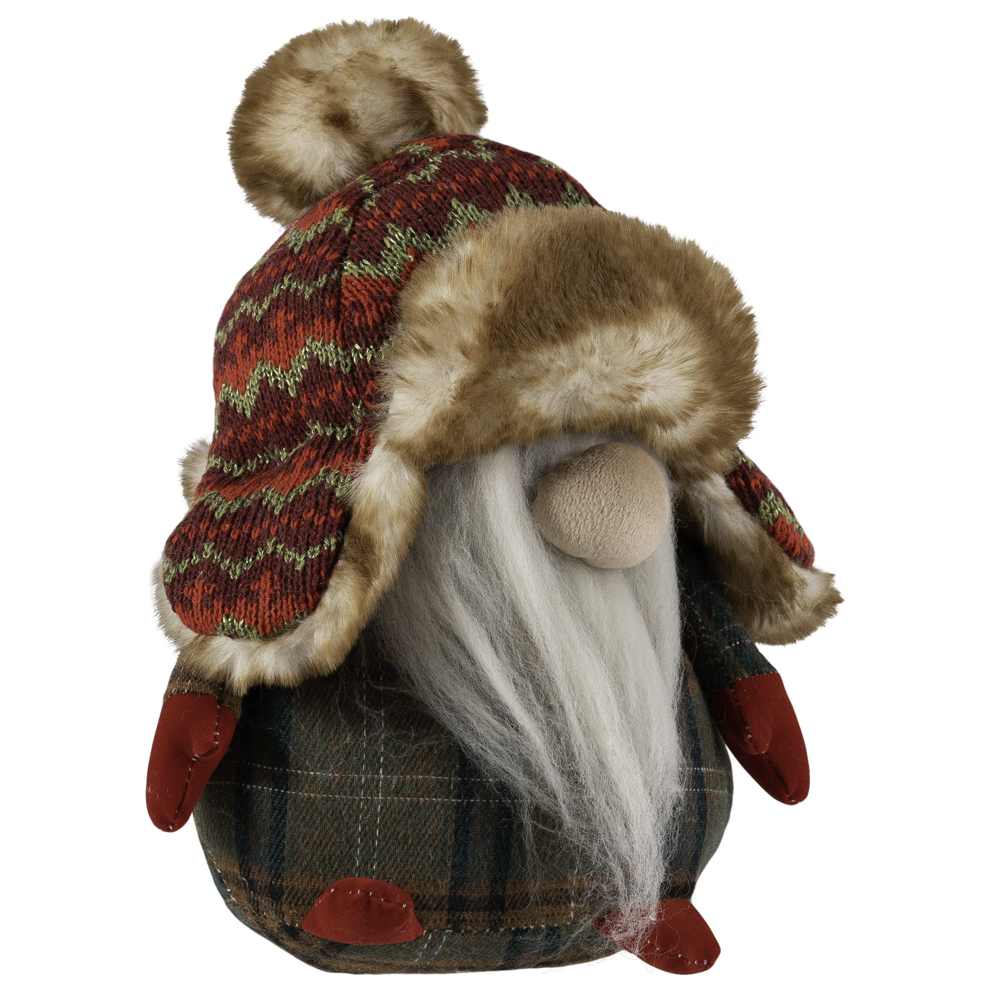 Northlight Gnome with Knitted Trapper Hat Christmas Figure - 7.75"