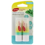 Carmex Comfort Care Lip Balm - 2 Pack Peppermint
