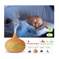 thumbnail image 5 of Difusor De Aroma Ultrasonico 550ml Con 12 Aceite Esencia Diseño de Madera, 5 of 5